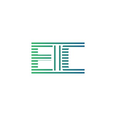 Modern EIC Logo Tasarımı. Harf EIC İş Kimliği Minimalist, Profesyonel ve Çok Yönlü Markalaştırma Simgesi