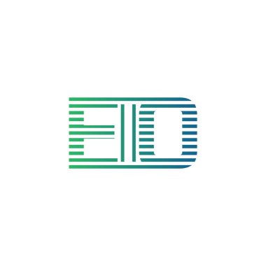 Modern EIO Logo Tasarımı. Harf EIO İş Kimliği Minimalist, Profesyonel ve Çok Yönlü Markalaştırma Simgesi
