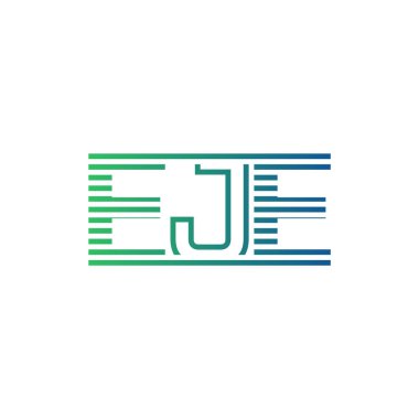 Modern EJE Logo Tasarımı. EJE 'nin Minimalist, Profesyonel ve Çok Yönlü İşletme Kimliği Simgesi