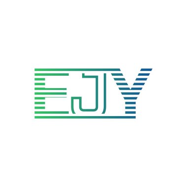 Modern EJY Logo Tasarımı. İş Kimliği için EJY Minimalist, Profesyonel ve Çok Yönlü Markalaştırma Simgesi