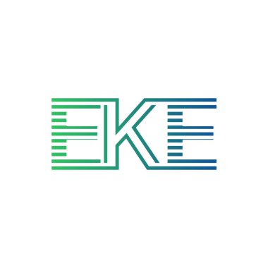 Modern EKE Logo Tasarımı. İş Kimliği için EKE Minimalist, Profesyonel ve Çok Yönlü Markalaştırma Simgesi
