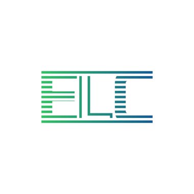 Modern ELC Logo Tasarımı. İş Kimliği için ELC Minimalist, Profesyonel ve Çok Yönlü Markalaştırma Simgesi