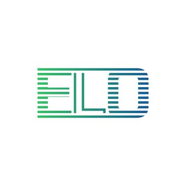 Modern ELO Logo Tasarımı. İş Kimliği için ELO Minimalist, Profesyonel ve Çok Yönlü Markalaştırma Simgesi