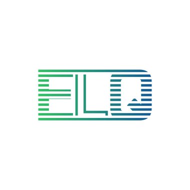 Modern ELQ Logo Tasarımı. İş Kimliği için ELQ Minimalist, Profesyonel ve Çok Yönlü Markalaştırma Simgesi