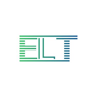 Modern ELT Logo Tasarımı. İş Kimliği için ELT Minimalist, Profesyonel ve Çok Yönlü Markalaştırma Simgesi