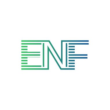 Modern ENF Logo Tasarımı. ENF Minimalist, Profesyonel ve İş Kimliği için Çok Yönlü Markalaştırma Simgesi