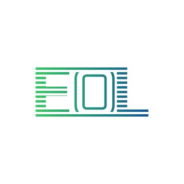 Modern EOL Logo Tasarımı. Harf EOL İş Kimliği Minimalist, Profesyonel ve Çok Yönlü Markalaştırma Simgesi
