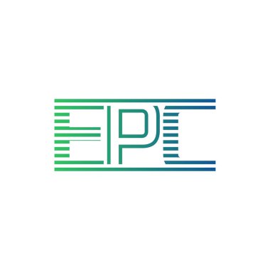 Modern EPC Logo Tasarımı. Harf EPC İş Kimliği Minimalist, Profesyonel ve Çok Yönlü Markalaştırma Simgesi