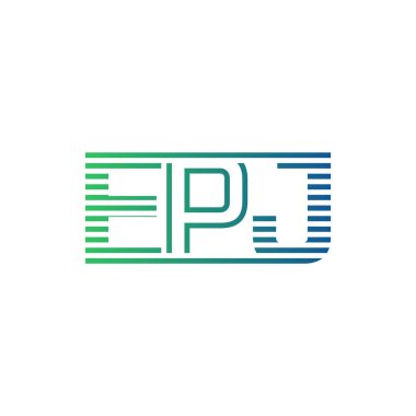Modern EPJ Logo Tasarımı. EPJ Harfi Minimalist, Profesyonel ve İşletme Kimliği İçin Çok Yönlü Markalaşma Simgesi