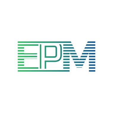Modern EPM Logo Tasarımı. Harf EPM İş Kimliği Minimalist, Profesyonel ve Çok Yönlü Markalaştırma Simgesi