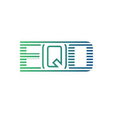 Modern EQO Logo Tasarımı. Harf EQO İş Kimliği Minimalist, Profesyonel ve Çok Yönlü Markalaştırma Simgesi