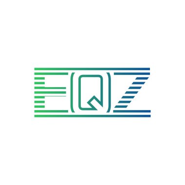 Modern EQZ Logo Tasarımı. EQZ Harfi Minimalist, Profesyonel ve İşletme Kimliği İçin Çok Yönlü Markalaşma Simgesi