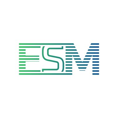 Modern ESM Logo Tasarımı. ESM Minimalist, Profesyonel ve Çok Yönlü İşletme Kimliği Simgesi