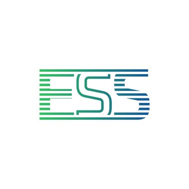 Modern ESS Logo Tasarımı. İş Kimliği için ESS Minimalist, Profesyonel ve Çok Yönlü Markalaştırma Simgesi