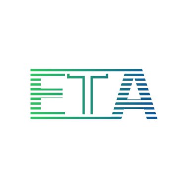 Modern ETA Logo Tasarımı. ETA Minimalist, Profesyonel ve Çok Yönlü İşletme Kimliği Simgesi