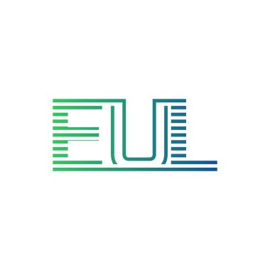 Modern EUL Logo Tasarımı. EUL Minimalist, Profesyonel ve İşletme Kimliği İçin Çok Yönlü Markalaşma Simgesi