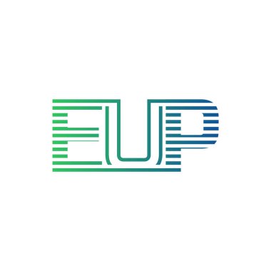 Modern EUP Logo Tasarımı. EUP Minimalist, Profesyonel ve İş Kimliği için Çok Yönlü Markalaştırma Simgesi