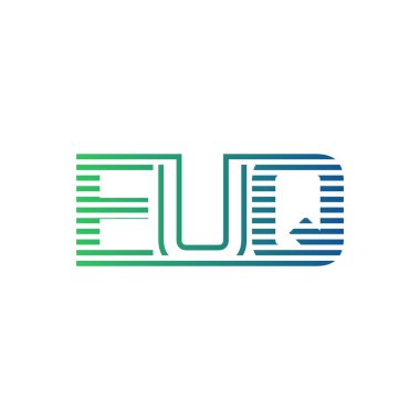 Modern EUQ Logo Tasarımı. EUQ Minimalist, Profesyonel ve İşletme Kimliği İçin Çok Yönlü Markalaştırma Simgesi