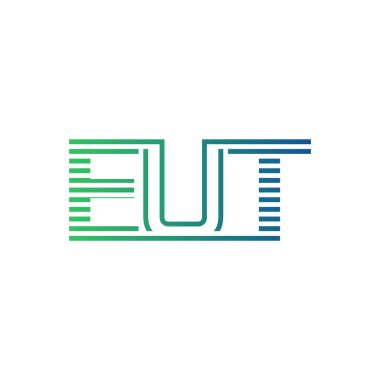 Modern EUT Logo Tasarımı. EUT Minimalist, Profesyonel ve İşletme Kimliği İçin Çok Yönlü Markalaştırma Simgesi