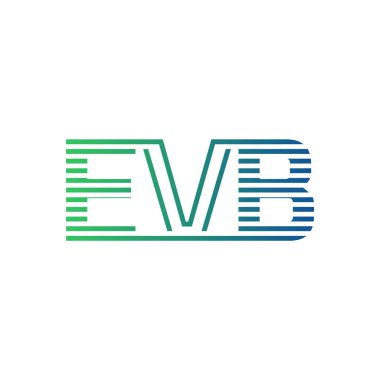 Modern EVB Logo Tasarımı. EVB Minimalist, Profesyonel ve İş Kimliği için Çok Yönlü Markalaştırma Simgesi