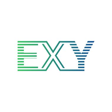 Modern EXY Logo Design. Letter EXY Minimalist, Professional, and Versatile Branding Icon for Business Identity clipart