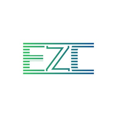 Modern EZC Logo Tasarımı. Harf EZC İş Kimliği Minimalist, Profesyonel ve Çok Yönlü Markalaştırma Simgesi