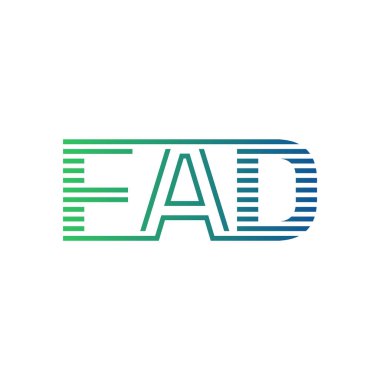 Modern FAD Logo Tasarımı. İş Kimliği için FAD Minimalist, Profesyonel ve Çok Yönlü Markalaştırma Simgesi
