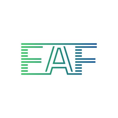 Modern FAF Logo Tasarımı. FAF Minimalist, Profesyonel ve İş Kimliği için Çok Yönlü Markalaştırma Simgesi