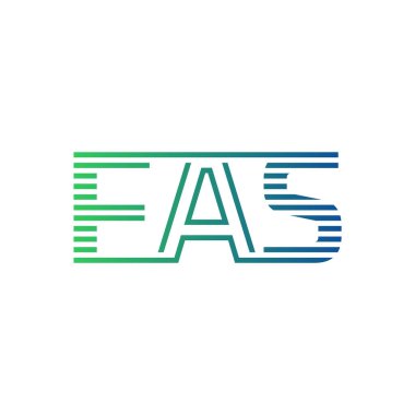 Modern FAS Logo Tasarımı. İş Kimliği için FAS Minimalist, Profesyonel ve Çok Yönlü Markalaştırma Simgesi