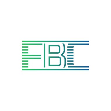 Modern FBC Logo Tasarımı. Harf FBC İş Kimliği Minimalist, Profesyonel ve Çok Yönlü Markalaştırma Simgesi