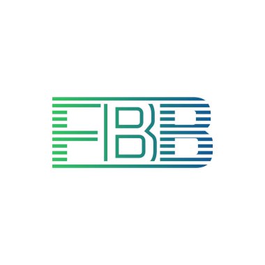 Modern FBB Logo Tasarımı. Harf FBB İş Kimliği Minimalist, Profesyonel ve Çok Yönlü Markalaştırma Simgesi