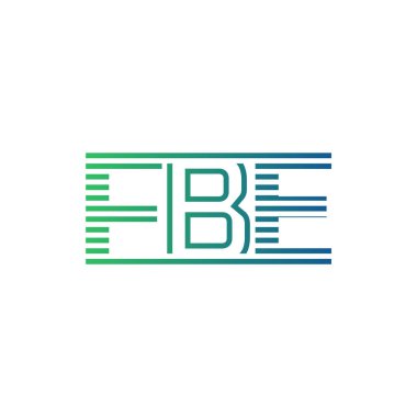 Modern FBE Logo Tasarımı. İş Kimliği için FBE Minimalist, Profesyonel ve Çok Yönlü Markalaştırma Simgesi