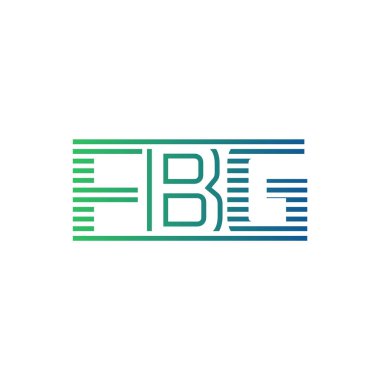 Modern FBG Logo Tasarımı. İş Kimliği için FBG Minimalist, Profesyonel ve Çok Yönlü Markalaştırma Simgesi