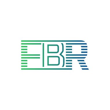 Modern FBR Logo Tasarımı. Harf FBR İş Kimliği Minimalist, Profesyonel ve Çok Yönlü Markalaştırma Simgesi