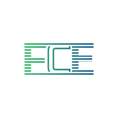 Modern FCE Logo Design. Letter FCE Minimalist, Professional, and Versatile Branding Icon for Business Identity clipart