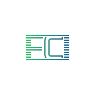 Modern FCI Logo Tasarımı. İş Kimliği için FCI Minimalist, Profesyonel ve Çok Yönlü Markalaştırma Simgesi