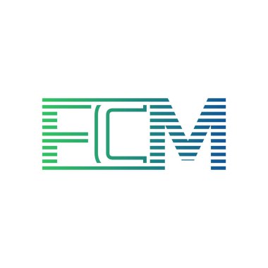 Modern FCM Logo Tasarımı. Harf FCM İş Kimliği Minimalist, Profesyonel ve Çok Yönlü Markalaştırma Simgesi