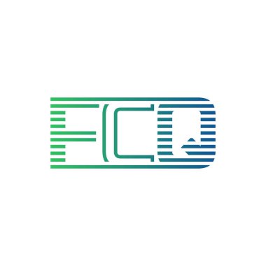 Modern FCQ Logo Tasarımı. Harf FCQ İş Kimliği Minimalist, Profesyonel ve Çok Yönlü Markalaştırma Simgesi