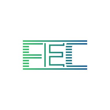 Modern FEC Logo Tasarımı. Ticari Kimlik İçin FEC Minimalist, Profesyonel ve Çok Yönlü Markalaştırma Simgesi