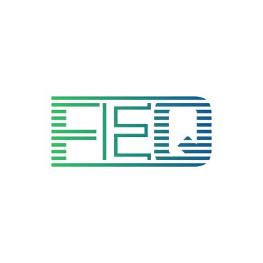 Modern FEQ Logo Tasarımı. İş Kimliği için FEQ Minimalist, Profesyonel ve Çok Yönlü Markalaştırma Simgesi