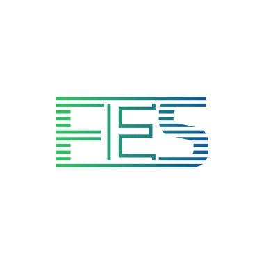 Modern FES Logo Tasarımı. İş Kimliği için FES Minimalist, Profesyonel ve Çok Yönlü Markalaştırma Simgesi