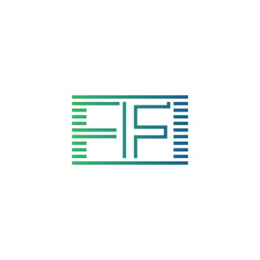 Modern FFI Logo Tasarımı. FFI Minimalist, Profesyonel ve İş Kimliği için Çok Yönlü Markalaştırma Simgesi