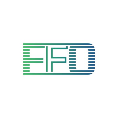 Modern FFO Logo Tasarımı. FFO Minimalist, Profesyonel ve İş Kimliği için Çok Yönlü Markalaştırma Simgesi