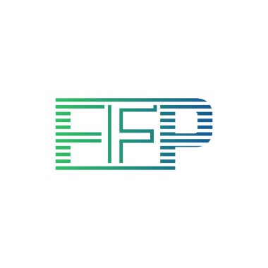 Modern FFP Logo Tasarımı. FFP Minimalist, Profesyonel ve İş Kimliği için Çok Yönlü Markalaştırma Simgesi