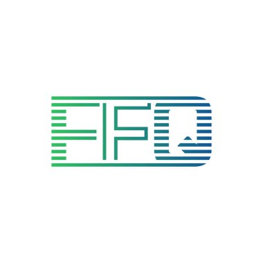 Modern FFQ Logo Tasarımı. FFQ Minimalist, Profesyonel ve İş Kimliği için Çok Yönlü Markalaştırma Simgesi