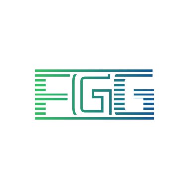 Modern FGG Logo Tasarımı. İş Kimliği için FGG Minimalist, Profesyonel ve Çok Yönlü Markalaştırma Simgesi