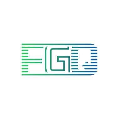 Modern FGQ Logo Tasarımı. Harf FGQ İşletme Kimliği Minimalist, Profesyonel ve Çok Yönlü Markalaşma Simgesi