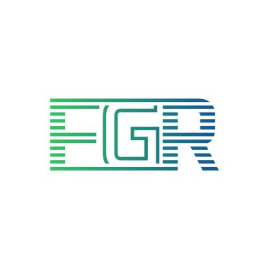 Modern FGR Logo Tasarımı. Harf FGR İşletme Kimliği Minimalist, Profesyonel ve Çok Yönlü Markalaştırma Simgesi