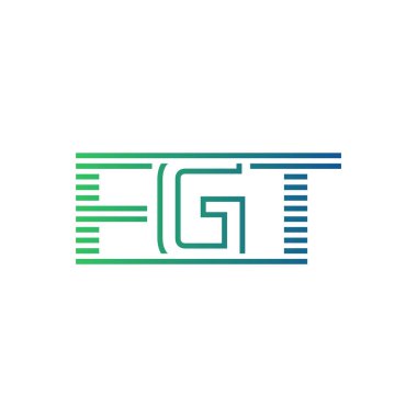Modern FGT Logo Tasarımı. İş Kimliği için FGT Minimalist, Profesyonel ve Çok Yönlü Markalaştırma Simgesi