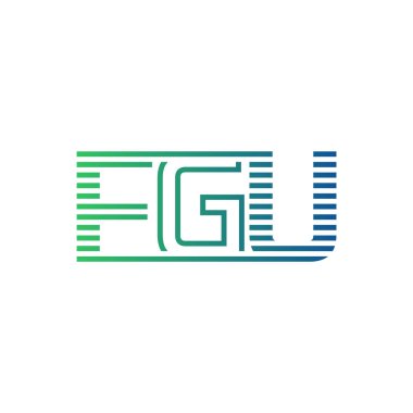 Modern FGU Logo Tasarımı. FGU Minimalist, Profesyonel ve Çok Yönlü İşletme Kimliği Simgesi
